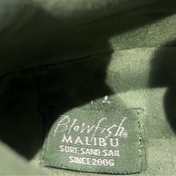 Blowfish Suede Sneakers Women’s 10 Chunky Pink Green Retro Metallic Platform - Picture 12 of 13